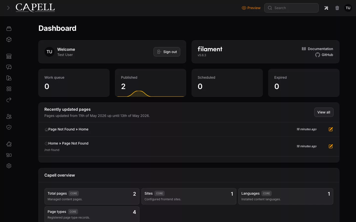 Create and edit article form in dark mode
