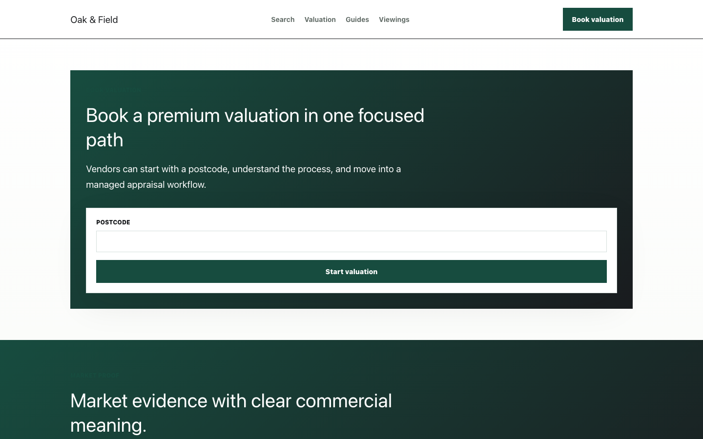 Theme Estate Agents valuation preview