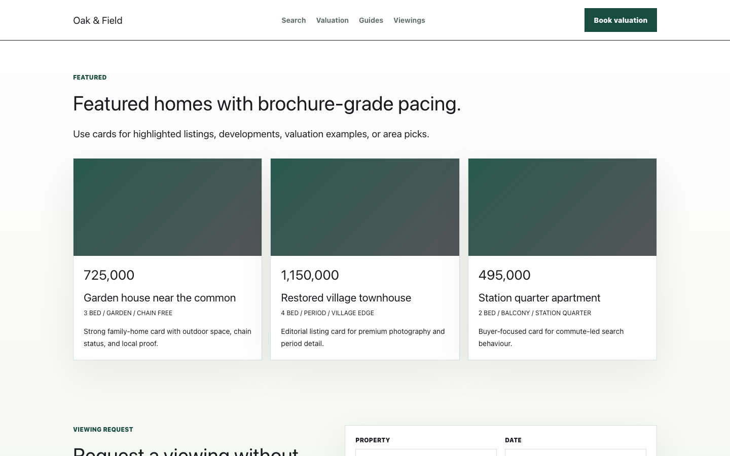 Theme Estate Agents property detail preview