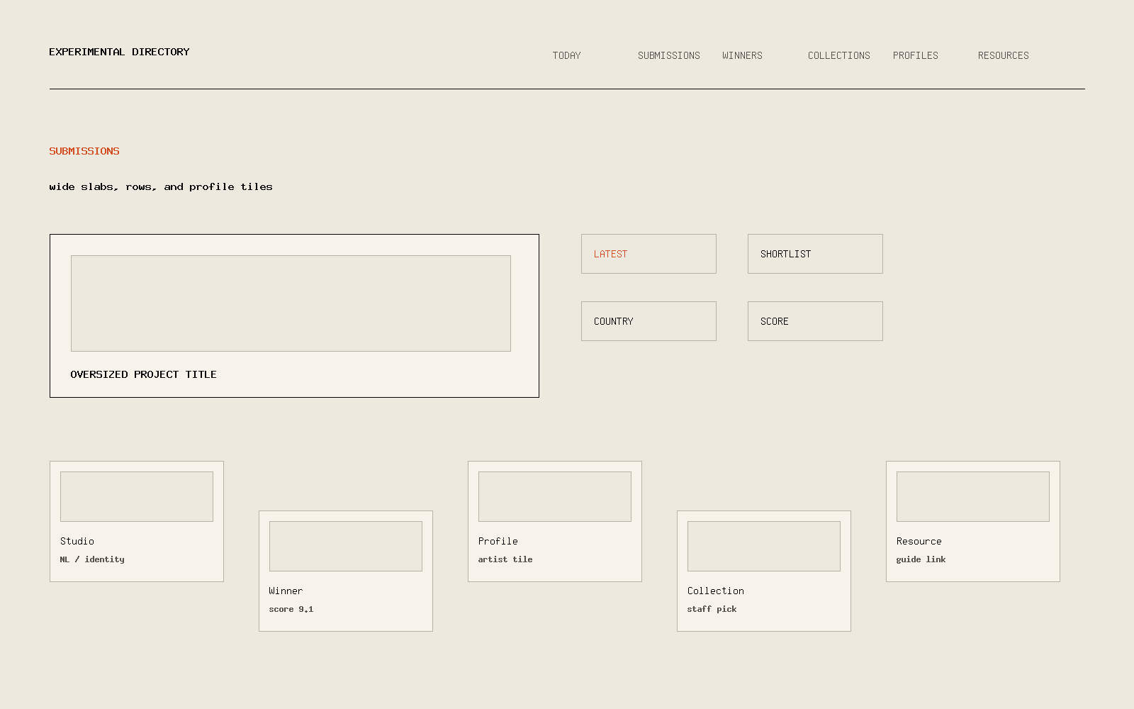 Experimental Directory list page preview