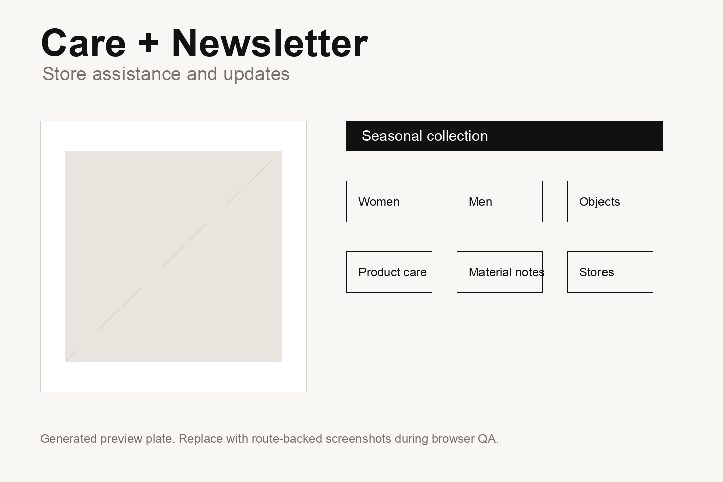 Minimal Fashion contact form preview
