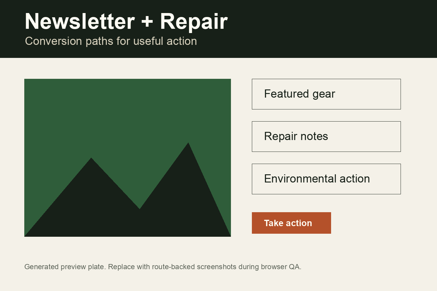 Outdoor Mission contact form preview