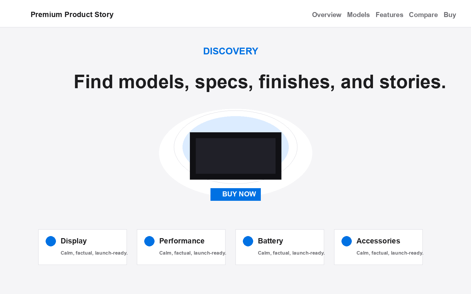 Premium Product Story search results preview