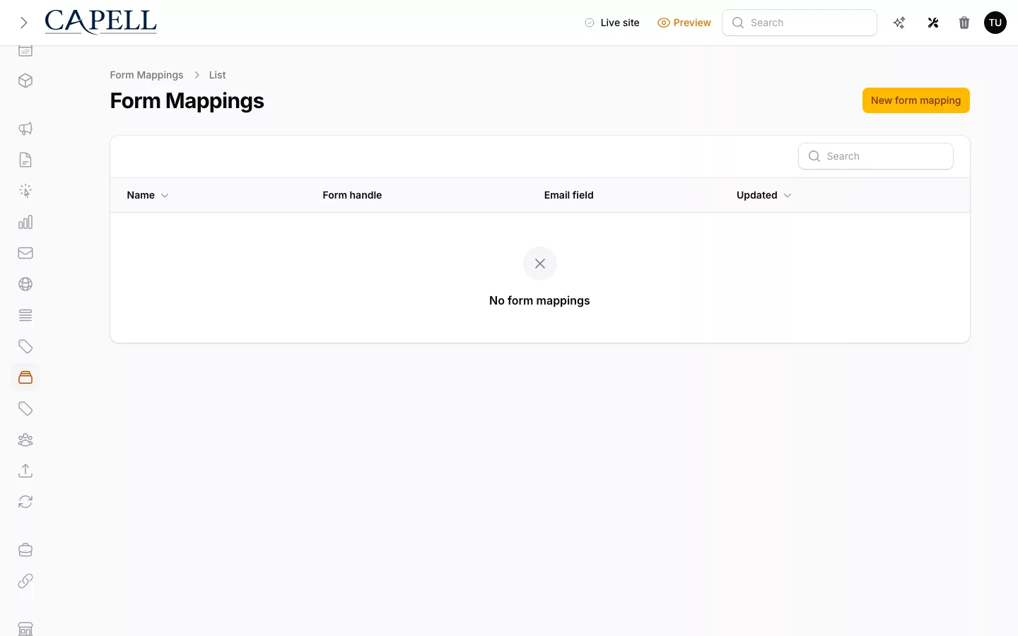 Form Builder screenshot showing submission detail view.