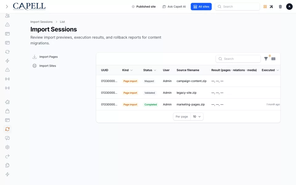 Migration Assistant preview