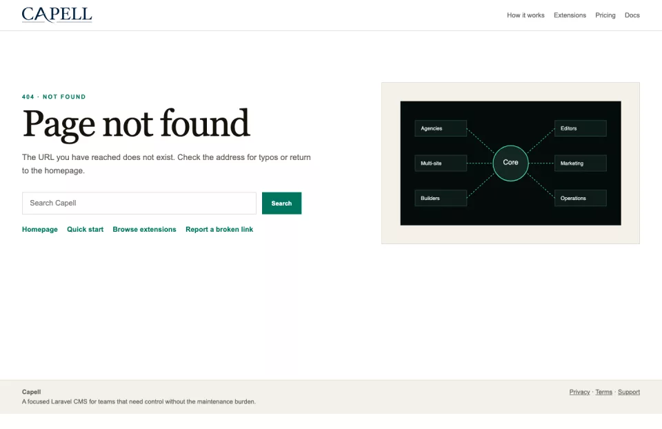 Smart 404 preview