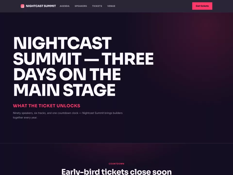 Events Theme preview