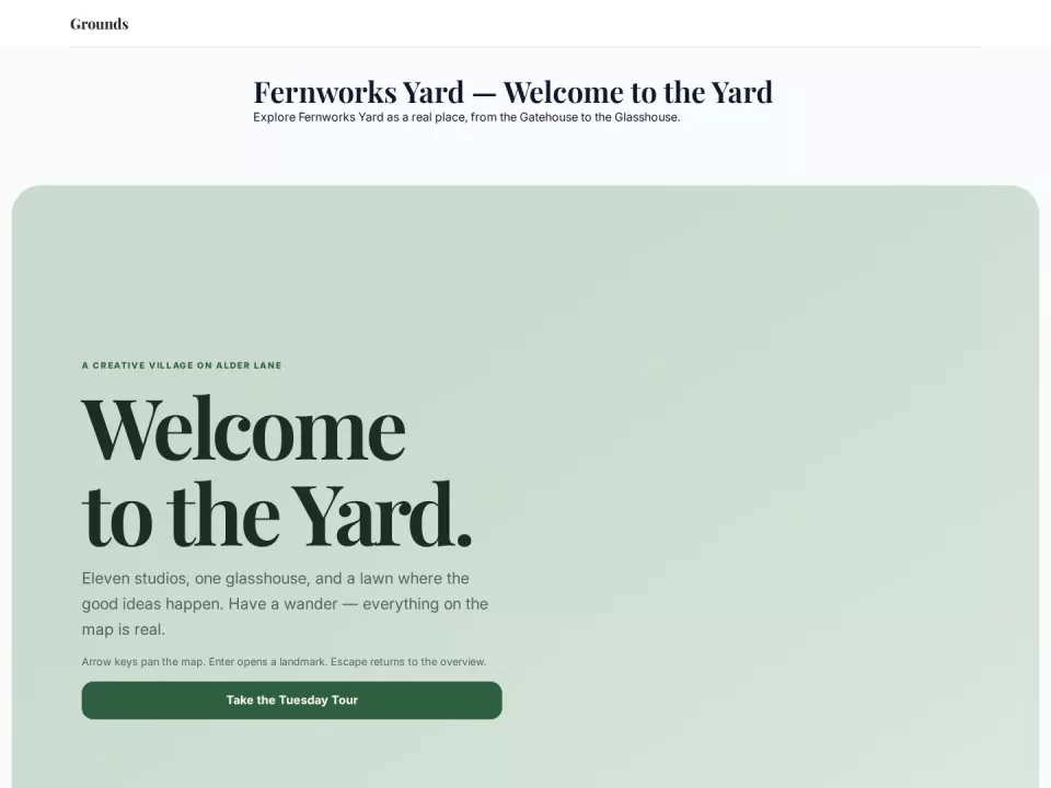 Grounds Theme preview