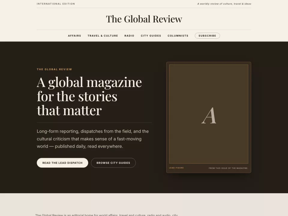 Magazine Theme preview