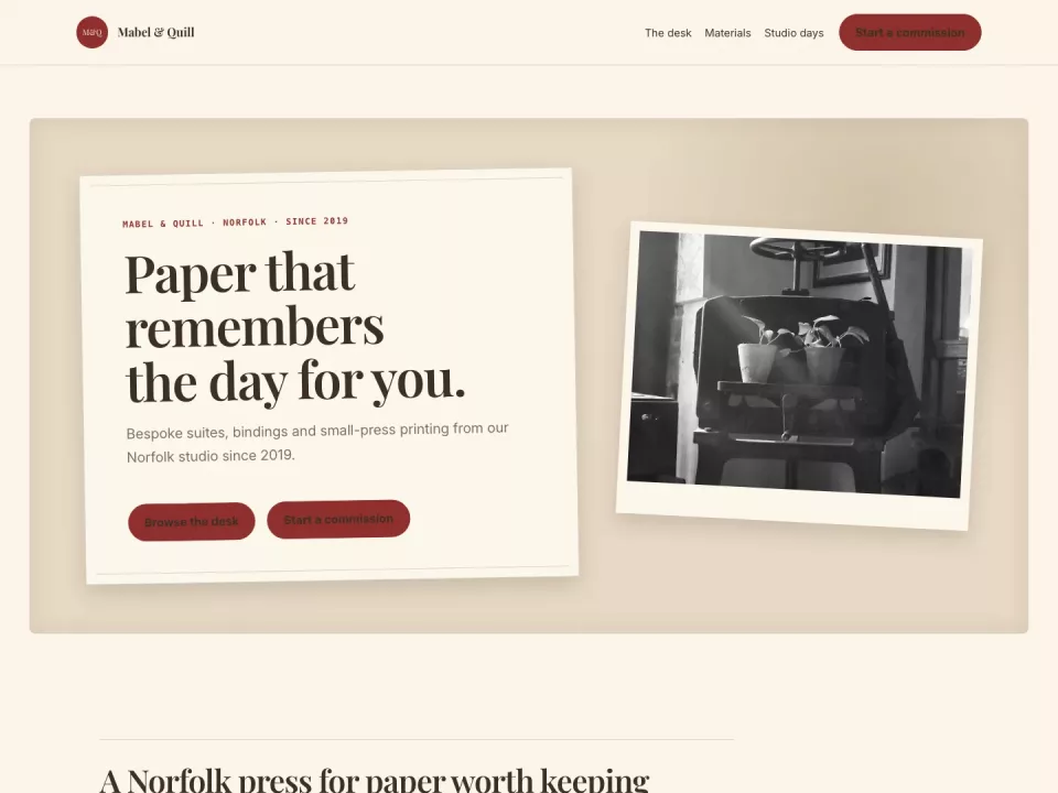Paperdesk Theme preview