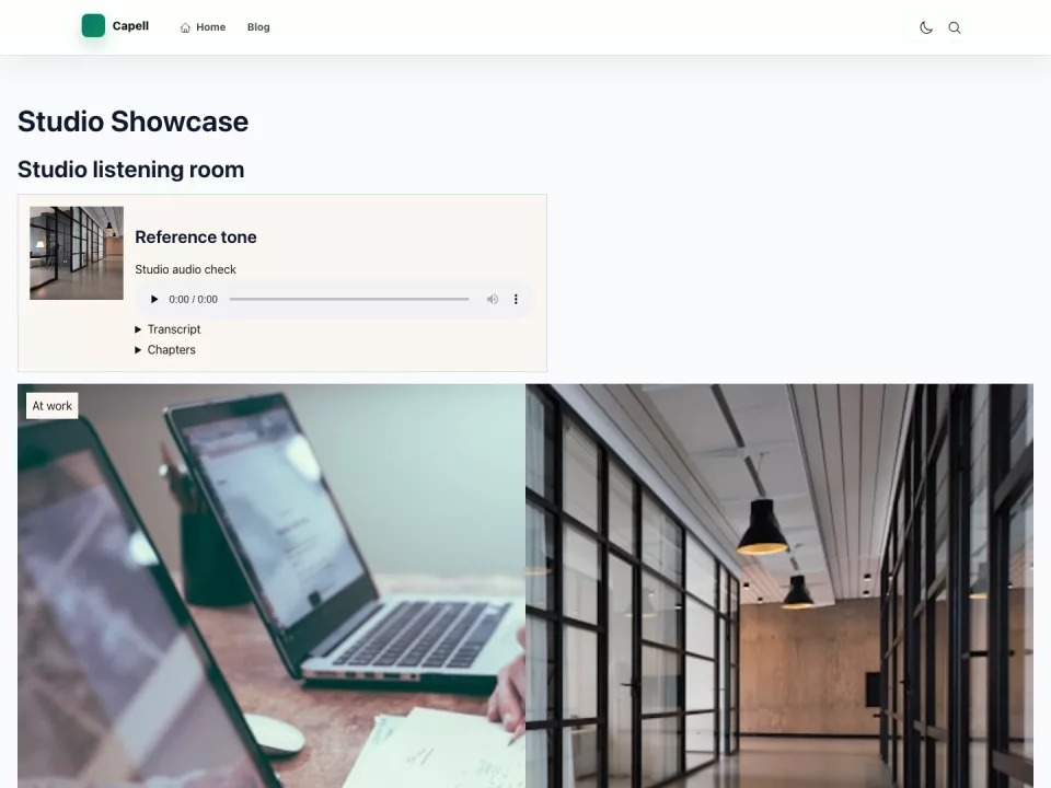 Widget Showcase preview