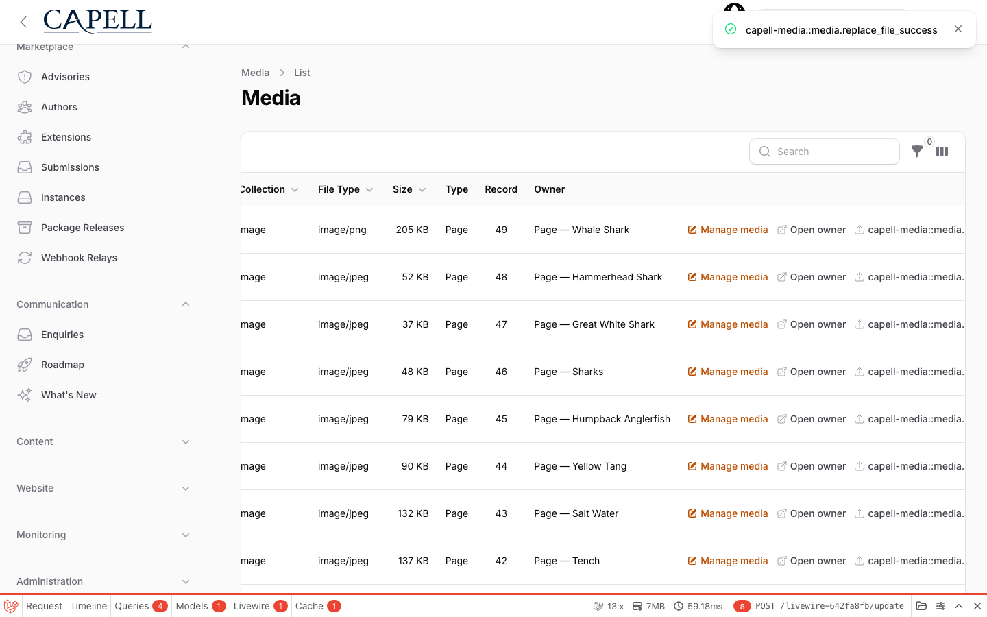 06 Media Replace Upload screenshot.