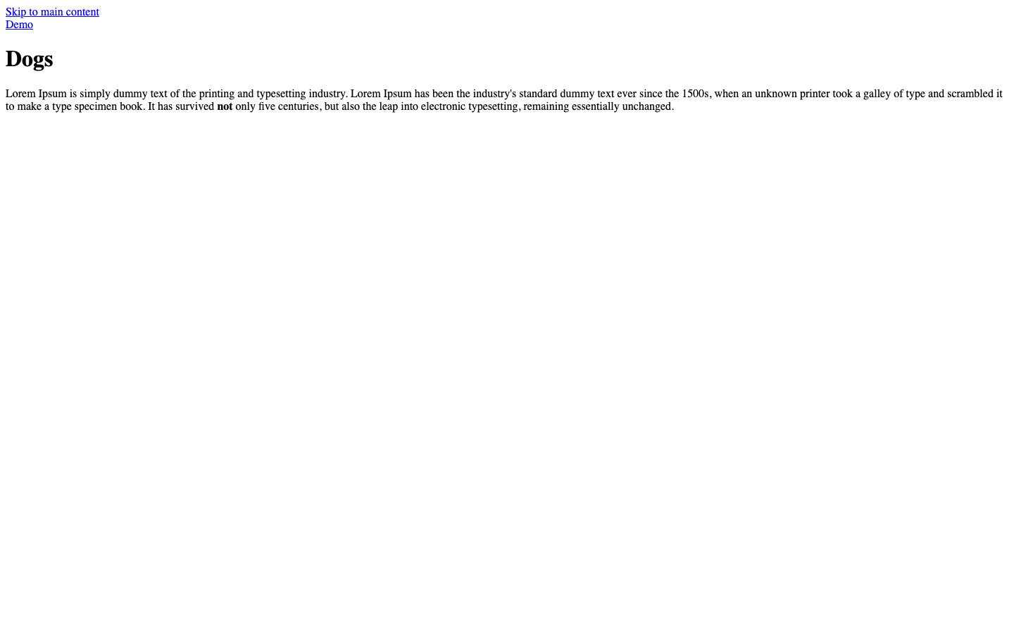 10 Frontend Media Rendering screenshot.
