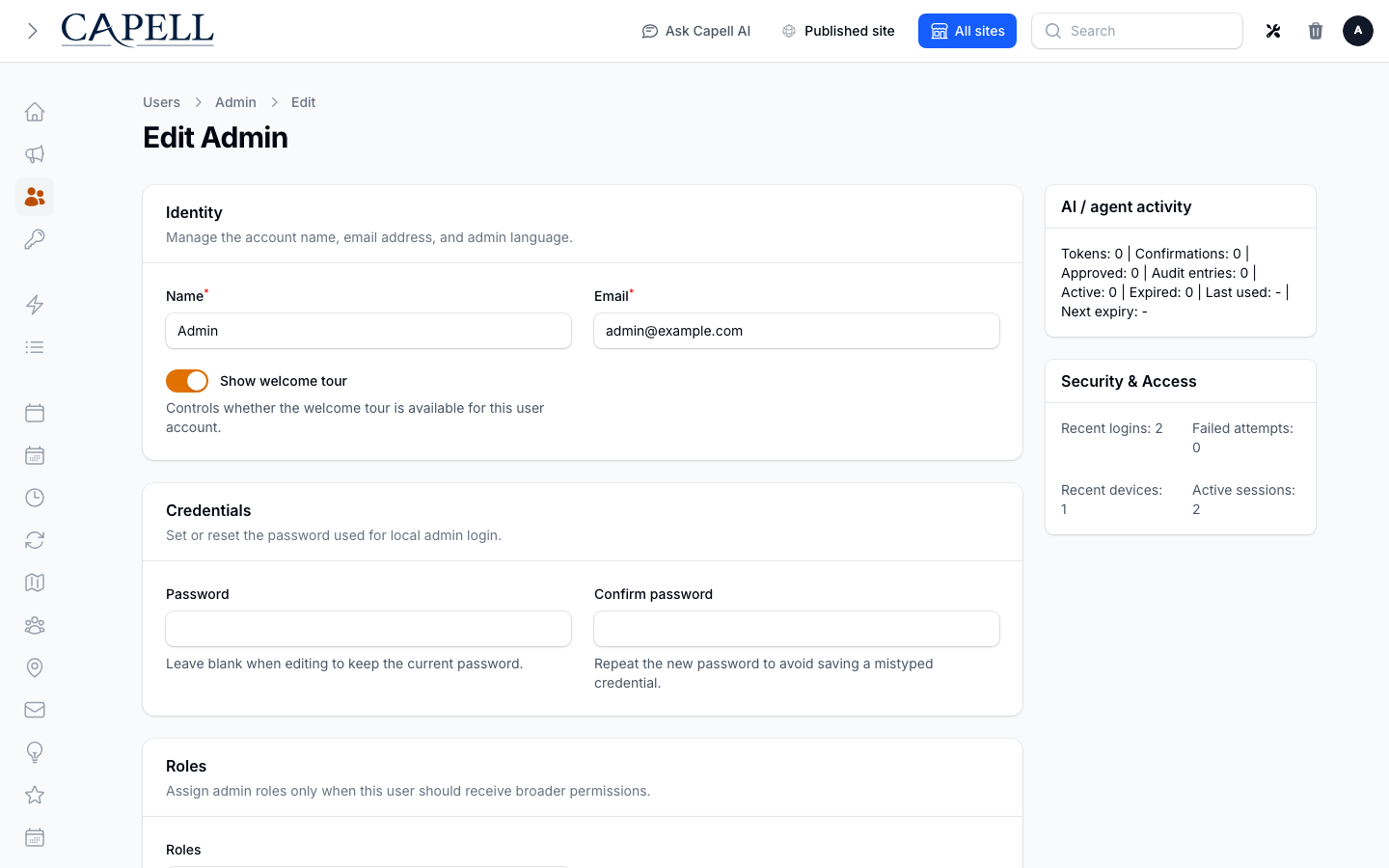Audit Entry Review screenshot.