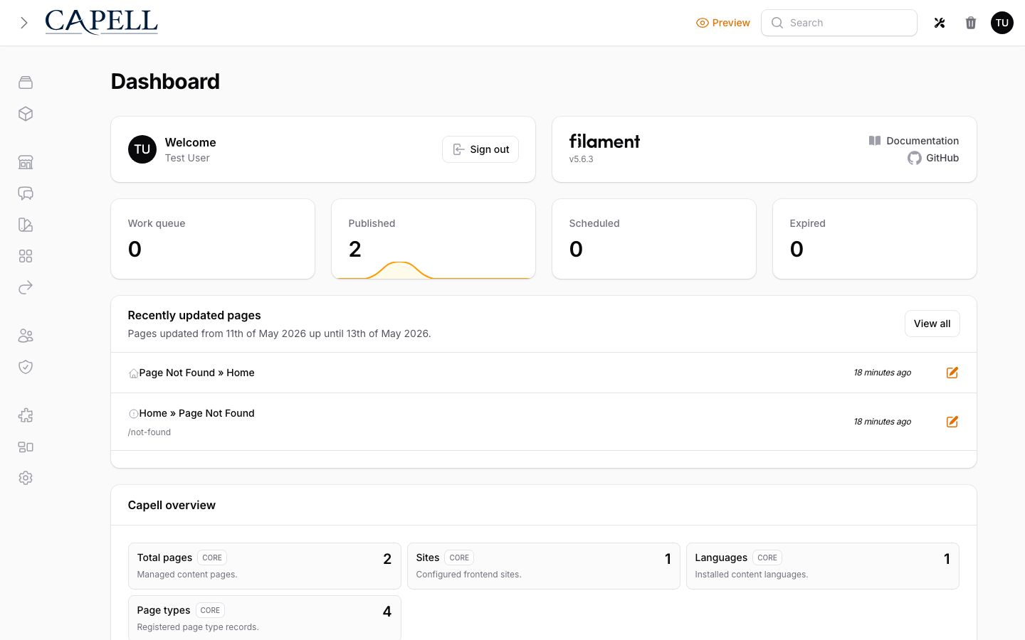 Create and edit article form with publishing, metadata, layout, media, and taxonomy fields