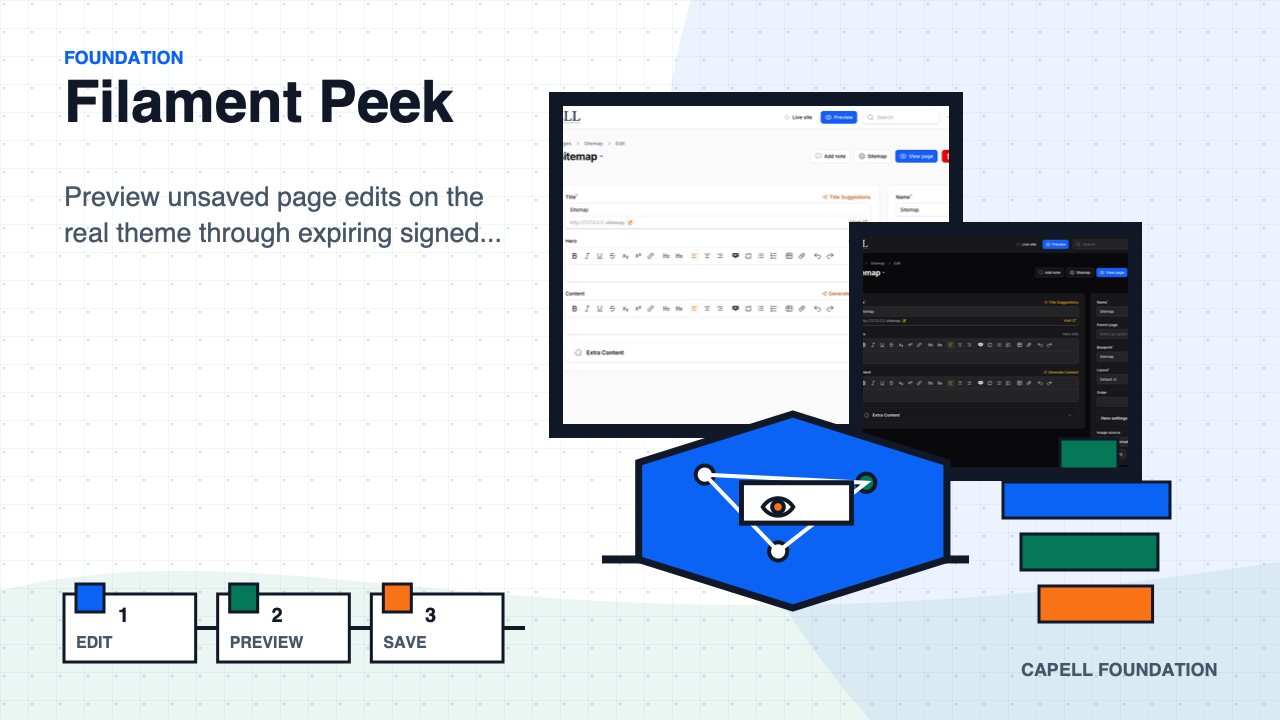 Filament Peek extension preview image