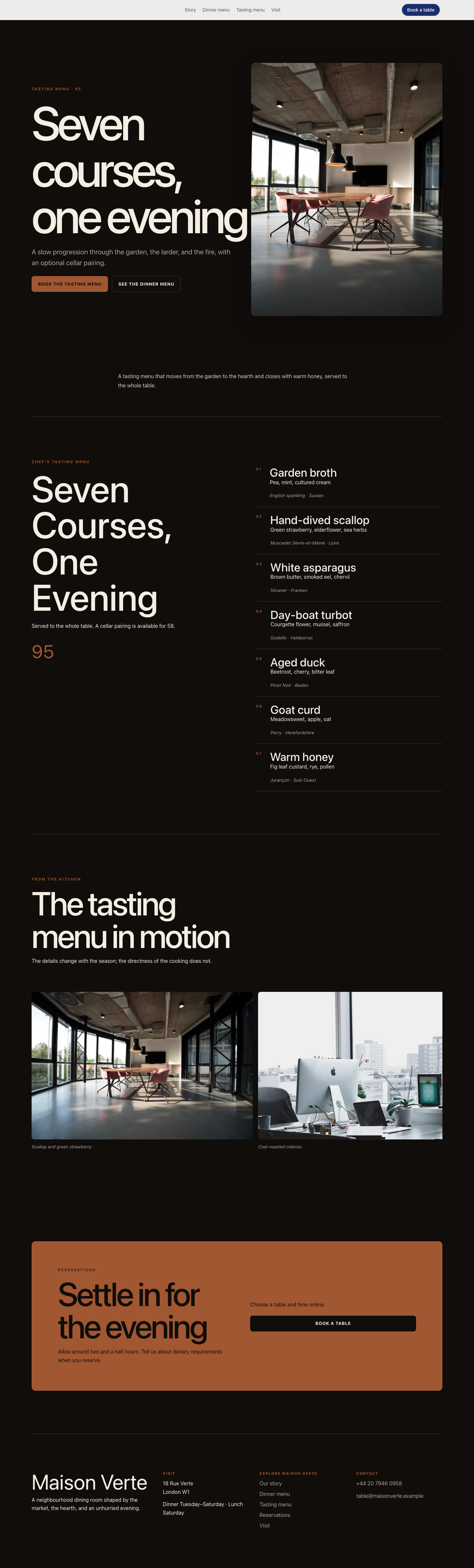 Bistro Detail screenshot.