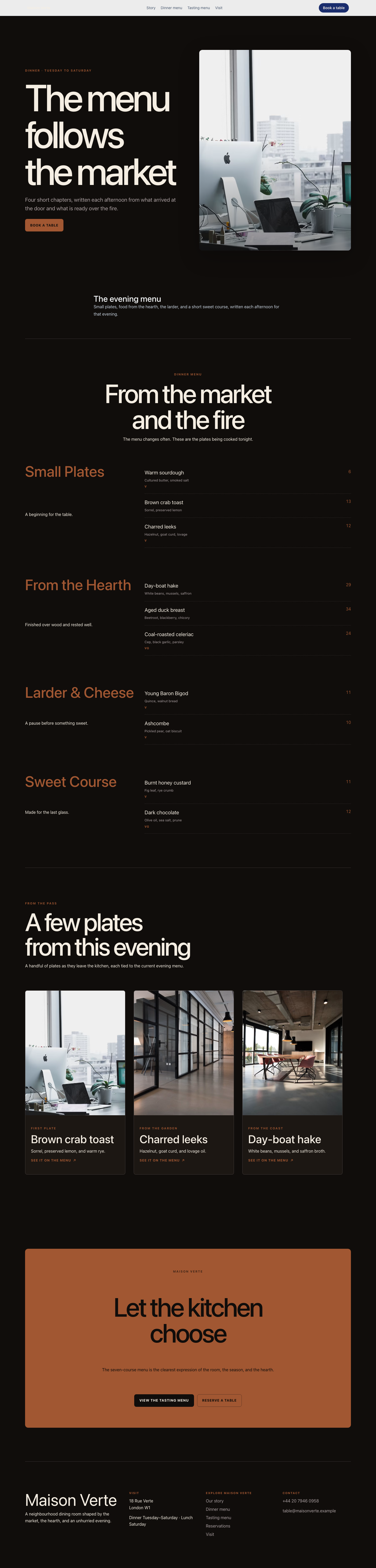 Bistro Directory screenshot.