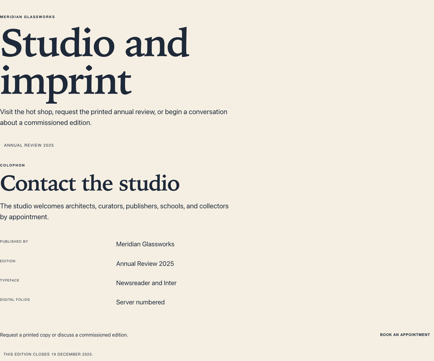 Folio Contact screenshot.
