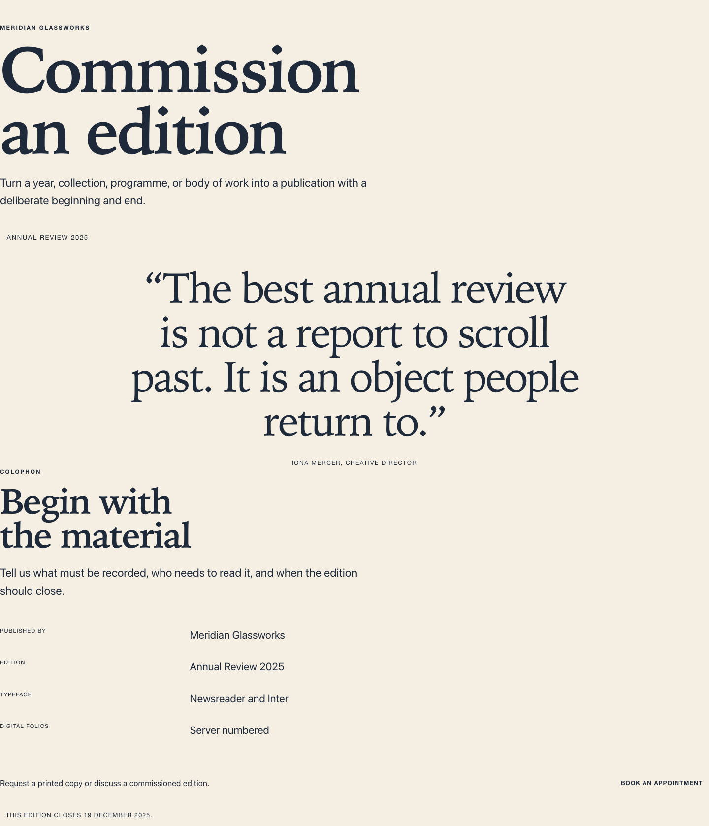 Folio Cta screenshot.