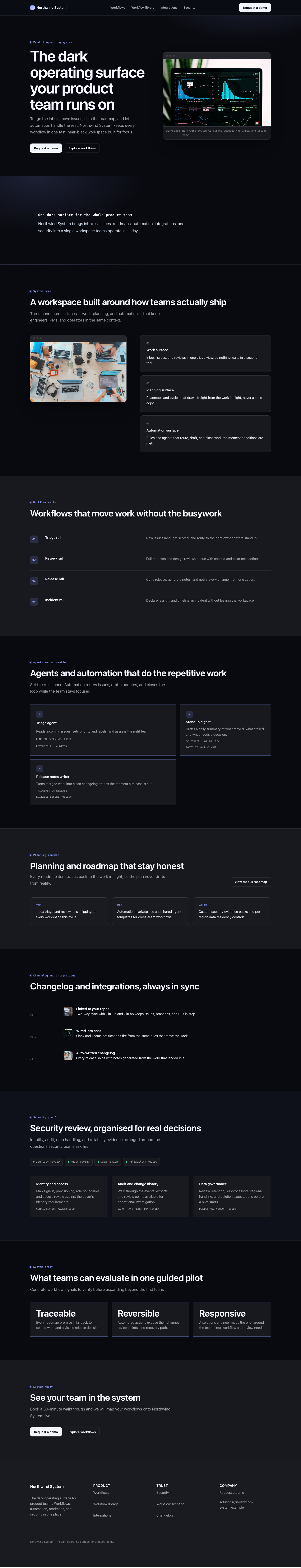 Platform homepage preview