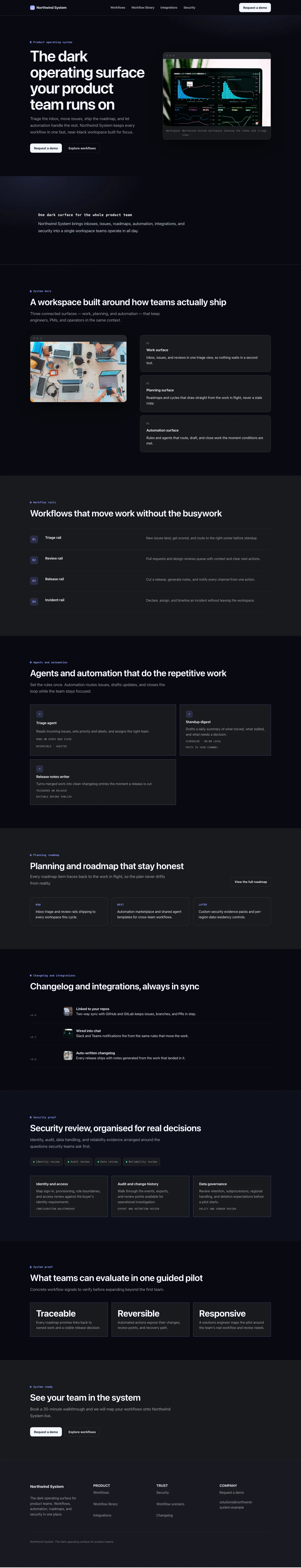 Platform homepage preview