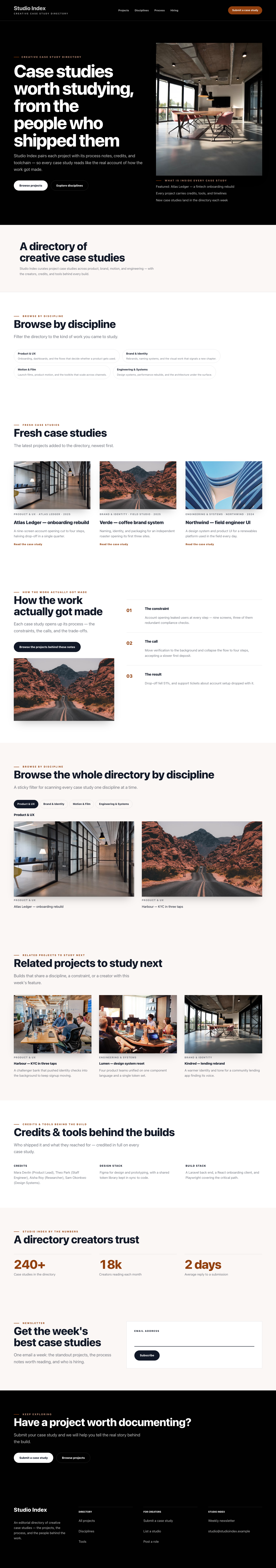 Portfolio homepage preview