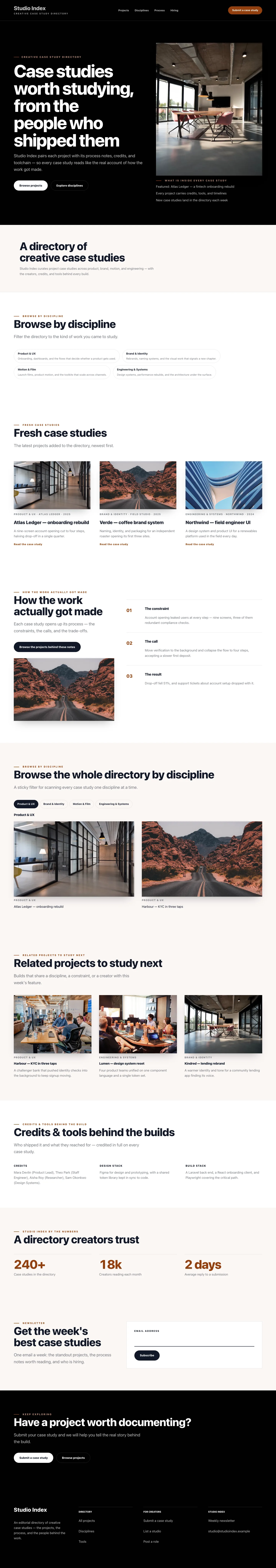 Portfolio homepage preview