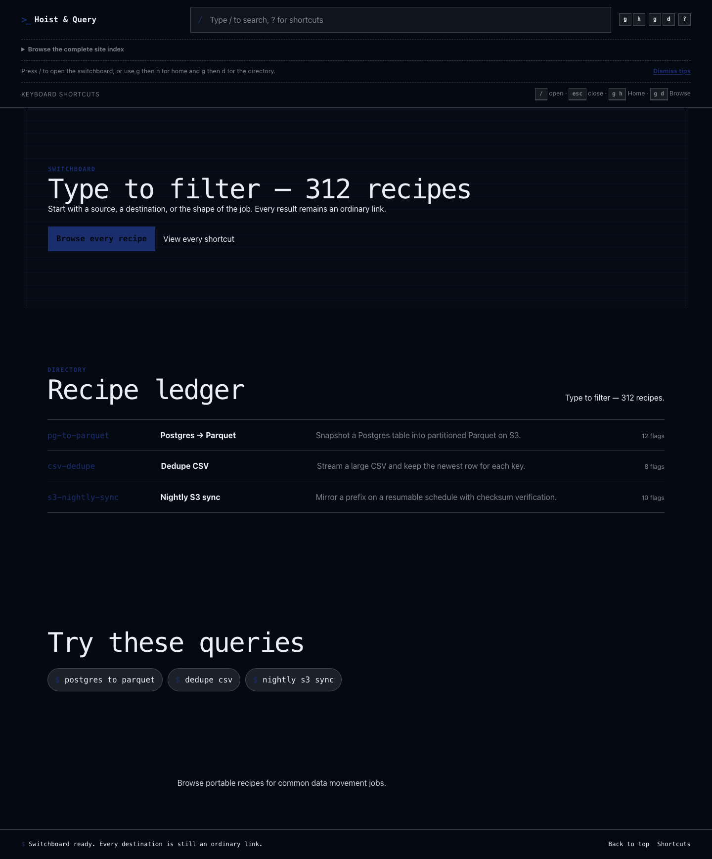 Switchboard Directory screenshot.