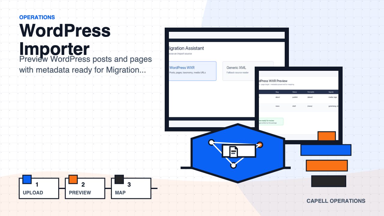 WordPress Importer extension preview image